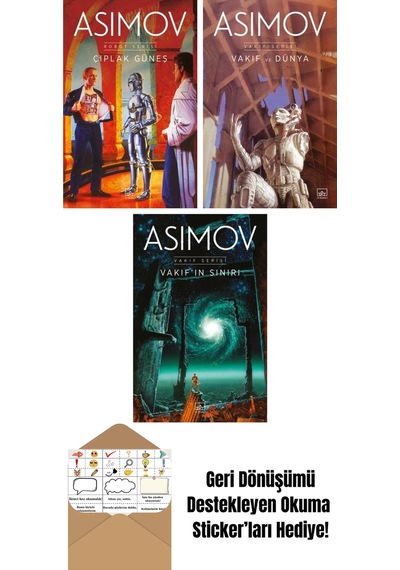 Çıplak Güneş Robot Serisi 2. Kitap + Vakıf Ve Dünya Vakıf Serisi 5. Kitap + Vakıf In Sınırı Vakıf Serisi 4. Kitap