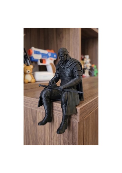 Geralt Of Rivia Oturan Figür 10 Cm