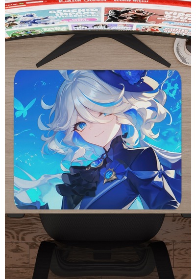Furina Genshin Impact Anime Gacha V4 - 48x40 Xl Gaming Mouse Pad Fare Altlığı