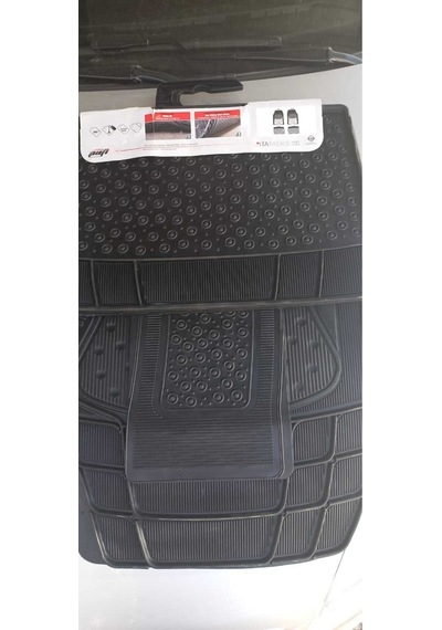 Bubble Base Universal Kauçuk Paspas Siyah Renk/100% Yüksek Kaliteli Yumuşak Kauçuk 1.kalite 5 Parça