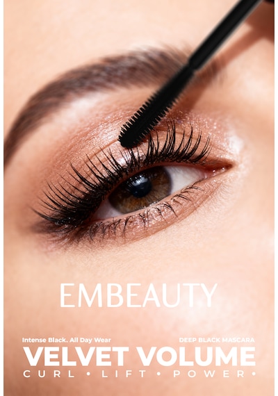 Embeauty Ultra Siyah Dolgunlaştırıcı Maskara Hacim Ve Uzunluk Etkili Siyah