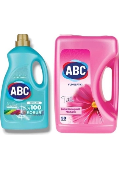 Renklilere Özel 2.700 Ml + Abc Yumuşatıcı Tutku 5 Lt