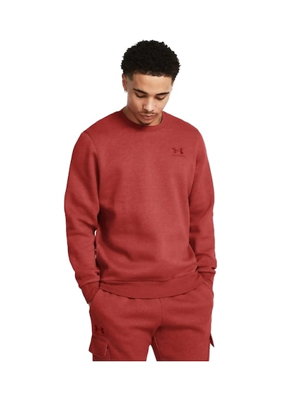 Under Armour Icon Fleece Crew Erkek Sweatshirt Turuncu