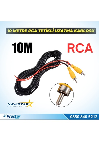 10 Metre Rca Tetikli Uzatma Kablosu