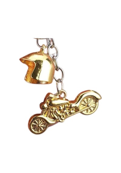 Mini Motor Metal Anahtarlık - Sarı Çok Renkli