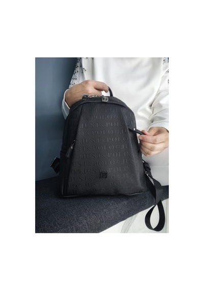 4040 Siyah Cuzdanli Orijinal Just Polo Kadin 9 Bolmeli Orta Boy Sirt Cantasi 31x29 Cm Siyah Düz