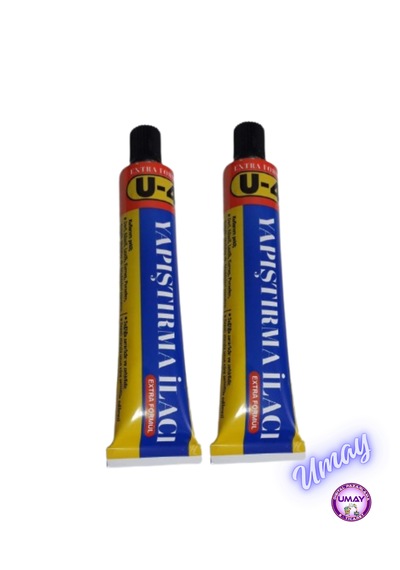 2 Adet Yapıştırma İlacı Deri, Köseli, Lastik, Kumaş Porselen Bakalit Ve Ahşap Yapıştırıcı 40 Gr
