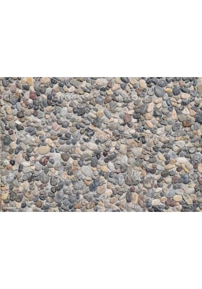 Çakıl Taşı Kaplama Kağıdı 3 Metre Çakıl Taşı Desenli