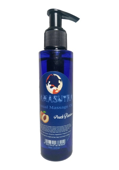 Kamasutra Şeftali Aromalı Vücut Masaj Yağı Peach Flavored Massage Oil 125 Ml 3 Adet