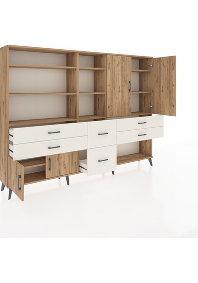 Arges Dolap 10 Raflı 6 Çekmeceli 4 Kapaklı 220x30x163 Çam-çam/ayt Çam-çam/aytaşı Arges Dolap 10 Raflı 6 Çekmeceli 4 Kapaklı 220x30x163 Çam-çam/ayt Çam-çam/aytaşı
