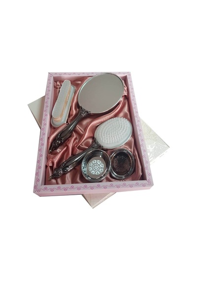 Ceyyiz Saraylı Silver Mücevher Ayna Fırça Takımı 101