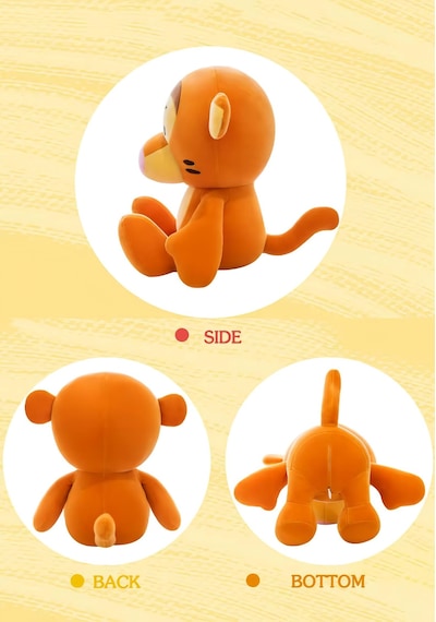 İthal Kumaş Winnie The Pooh Tiger Kaplan Anime Figür Peluş Oyuncak Uyku & Oyun Arkadaşı 50 Cm. Turuncu