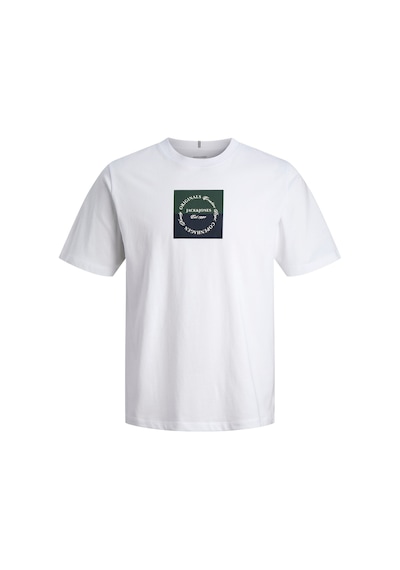 Jack & Jones Erkek T Shirt 12298472 Beyaz Beyaz