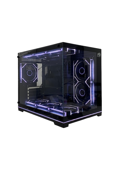 Orion Neon 6x Argb Fan Kumanda Ve Kontrolcü Micro Atx Boş Bilgisayar Kasası Siyah