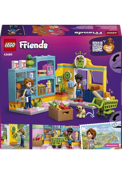 LEGO® Friends Heartlake Şehri Marketi 42680 - 5 Yaş ve Üzeri Çocuklar için Minifigür İçeren Yaratıcı Oyuncak Yapım Seti(176 Parça)