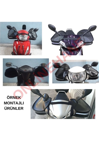 El Örtüsü Rüzgarlık Scooter - Cup - Elektrikli Motor El Koruyucu El Örtüsü Rüzgarlık Scooter - Cup - Elektrikli Motor El Koruyucu