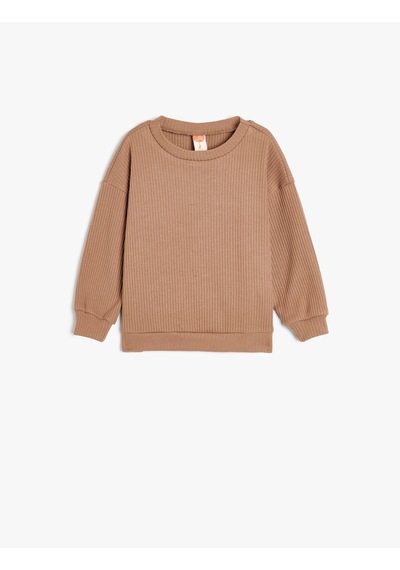 Koton Basic Sweatshirt Bisiklet Yaka Uzun Kollu Bisiklet Yaka Kahverengi 5smb10117tk Kahve Koton Basic Sweatshirt Bisiklet Yaka Uzun Kollu Bisiklet Yaka Kahverengi 5smb10117tk Kahve