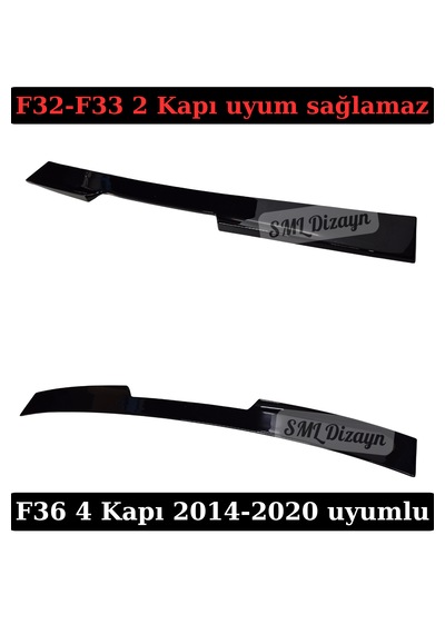 Bmw F36 M4 Cam Üstü Spoiler Tavan Spoyler 4 Kapı 2014-2020