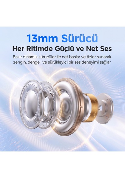 Juo Jt2 Bluetooth 6.0 Tws Kablosuz Kulak İçi Kulaklık 4 Mikrofonlu Anc Enc Gürültü Engelleme 13mm Sürücü Siyah