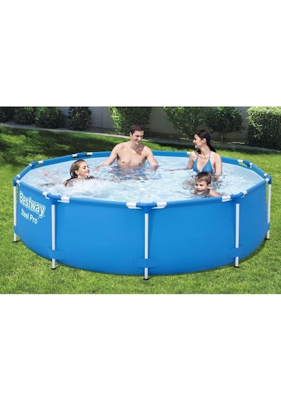 Bestway 56677 Steel Pro Prefabrik Yerüstü Çember Havuz 3,05 M X 76 Cm