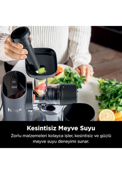 Ninja JC151EU Cold Press Juicer 150 W Katı Meyve Sıkacağı