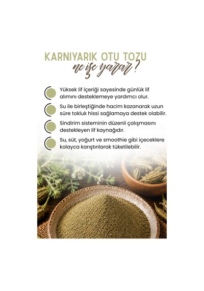 Karnıyarık Otu Tozu 250 Gr Psyllium Husk Tozu Yüksek Lifli Bitkisel Lif Kaynağı Diğer
