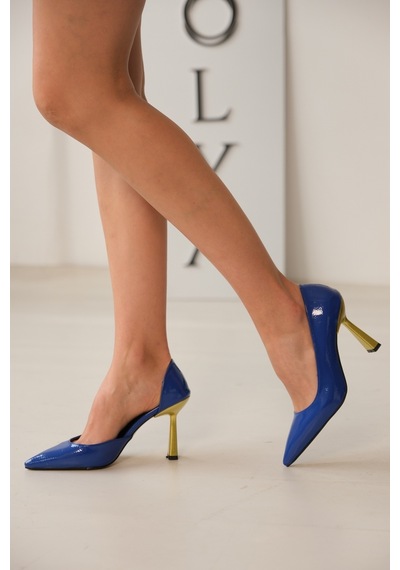 Divolya Scarlet Saks Mavi Kırışık Rugan 8cm Topuk Boyu Günlük Kullanım Stiletto Saks Mavi Divolya Scarlet Saks Mavi Kırışık Rugan 8cm Topuk Boyu Günlük Kullanım Stiletto Saks Mavi