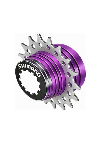 Shımano Sıngle Speed Tek Dişli Kit 17t Mor