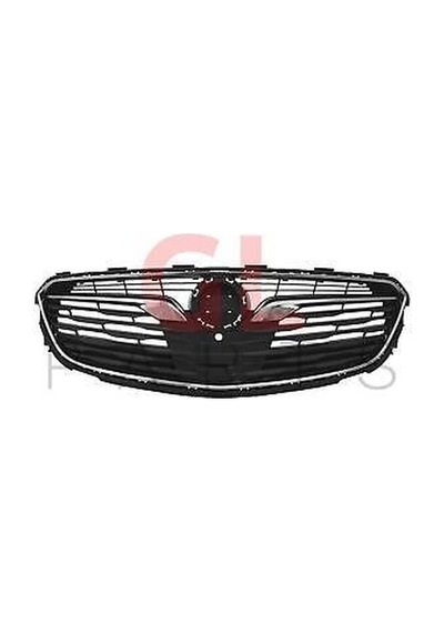 Opel Crossland X 2017-2020 Ön Panjur Siyah - Nıkelaj Çıtasız Tw Oem No 39097382