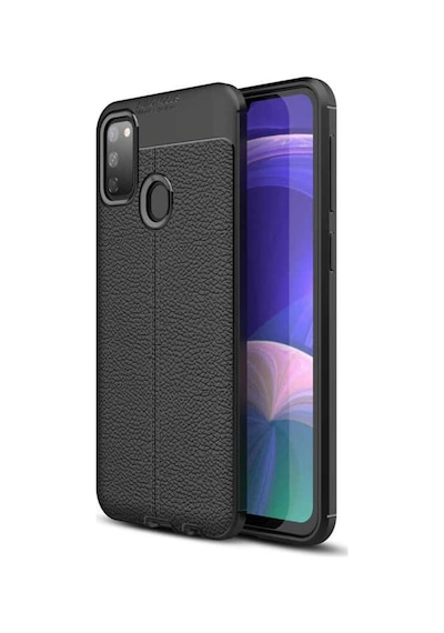 Samsung Uyumlu Galaxy M21 Kilif Deri Tarzi Niss Silikon Case 401547365