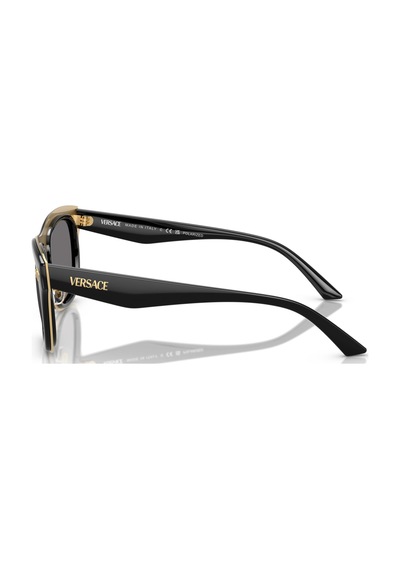 Versace Ve2272 Gb1/81 53 Polarize Unisex Güneş Gözlüğü Siyah
