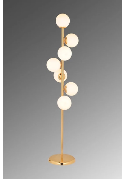 Violet 7'li Camlı Lambader 3048-q76-0w-er Gold