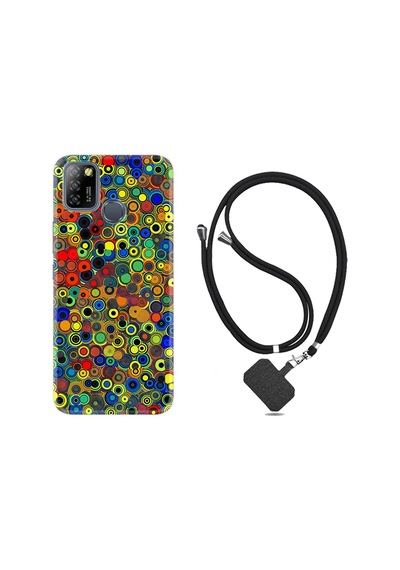 Infinix Smart 5 Kılıf Boyun Askılı Nazar Boncukları 1746