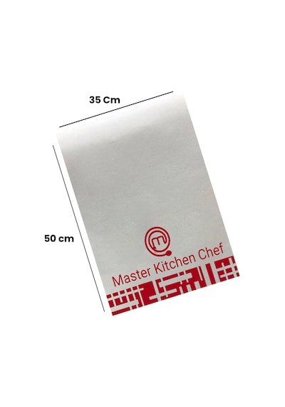 Valerine Life Master Kitchen Chef Kırmızı Mutfak Kurulama Fırın Beyaz El Havlusu %100 Pamuklu 35x50c Beyaz
