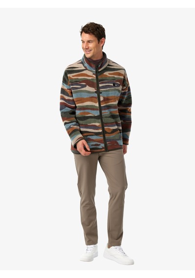 Blackspade Unisex Termal Polar Ceket 20027 - Desenli