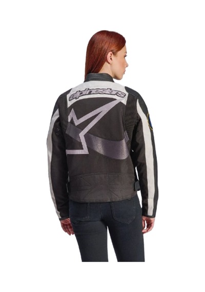 Alpinestars Idles Korumalı Kadın Motosiklet Montu Siyah Beyaz Kırmızı