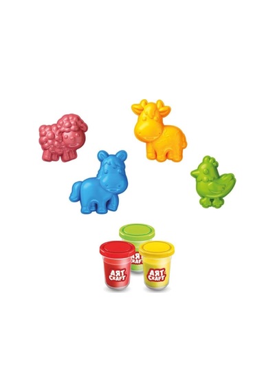 Mey İthalat 03993 Art Craft Çiftlik Hayvanları Hamur Set 168 Gr -fentoys