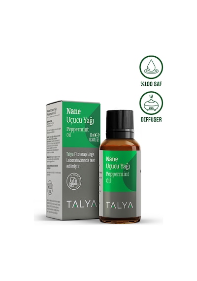 Talya %100 Saf ve Doğal Buhurdanlık ve Difüzör İçin Nane Uçucu Yağı 10 ML