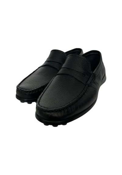 Kemal Tanca 887 2556 Erkrk Hakiki Deri Loafer Ayakkabı siyah