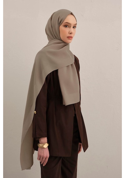 Armine Düz Lyocell Şal - Soft Taş 07