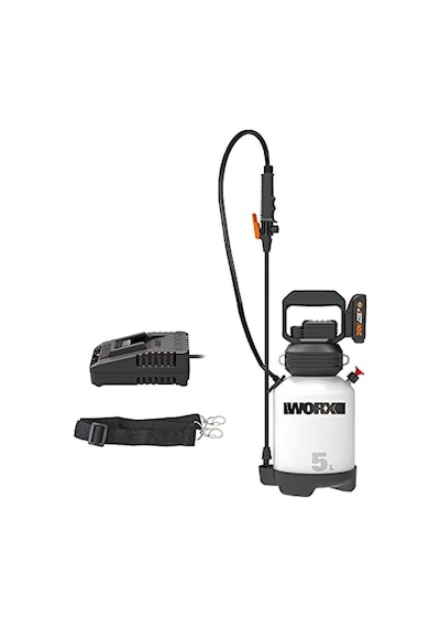 Ayrex Worx Wg829e 20volt 2.0ah. Li-ion 5lt. Omuz Askılı Basınçlı İlaçlama Ve Dezenfektan Pompası Genel