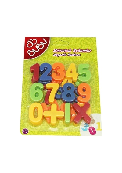 Bubu Mıknatıslı Rakam 25 Parça Bubu00083 Beyaz