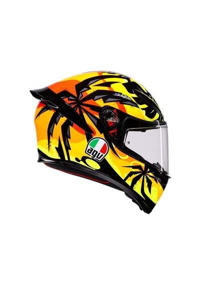 Agv K1 S Tropıcrush Black Orange Kapalı Kask Renkli