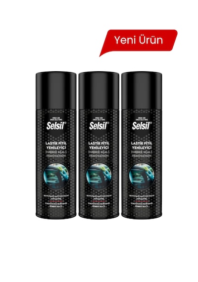3x Lastik Fitil Yenileme Spreyi 1 Adet