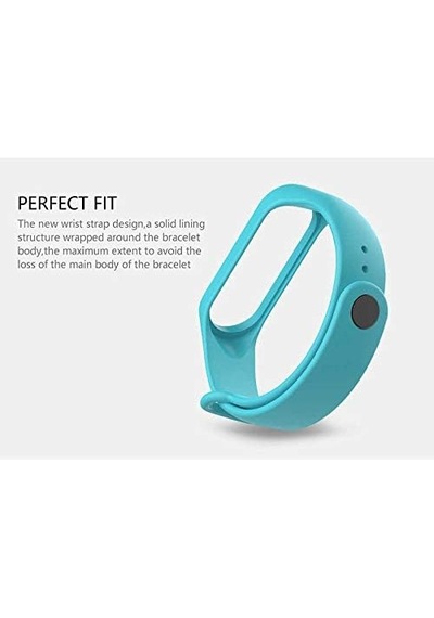 Ehr. Xiaomi Mi Band 3/4 / 5/6 / 7 Uyumlu Klasik Silikon Kordon Çok Renkli