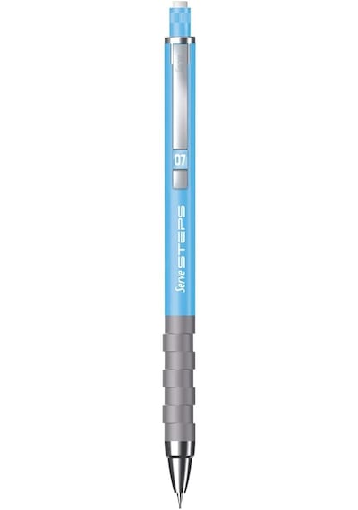 Serve Steps 0.7mm Mekanik Kurşun Kalem - Pastel Mavi Diğer