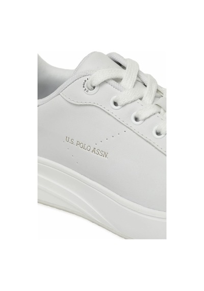 U.s. Polo Assn. Yuna Yüksek Tabanlı Kadın Sneaker Günlük Spor Ayakkabı Beyaz-altın U.s. Polo Assn. Yuna Yüksek Tabanlı Kadın Sneaker Günlük Spor Ayakkabı Beyaz-altın
