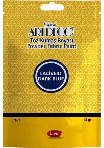 Toz Kumaş Boyası 13 Gr Lacivert 1110 Lacivert