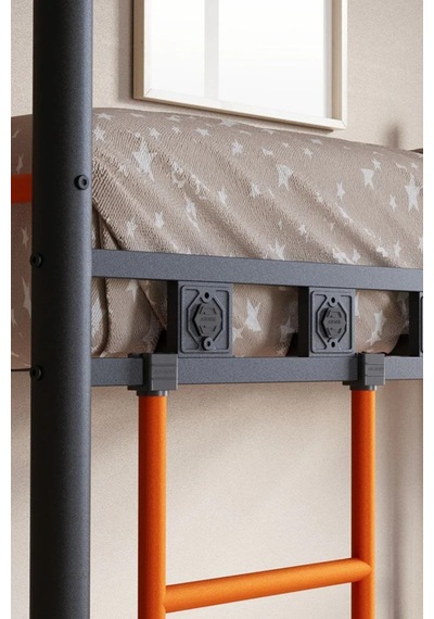 Missidea Metis Genç Çocuk Yatak Odası Metal Ranza Ve Karyola Turuncu 90x200 190 x 200 CM Missidea Metis Genç Çocuk Yatak Odası Metal Ranza Ve Karyola Turuncu 90x200 190 x 200 CM