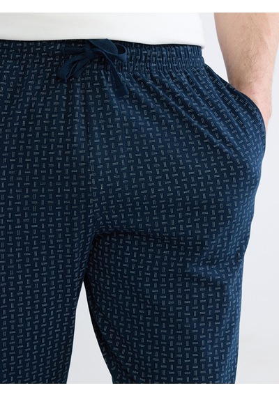 Lc Waikiki Lc Waıkıkı Lacivert Desenli Erkek Pijama Alt